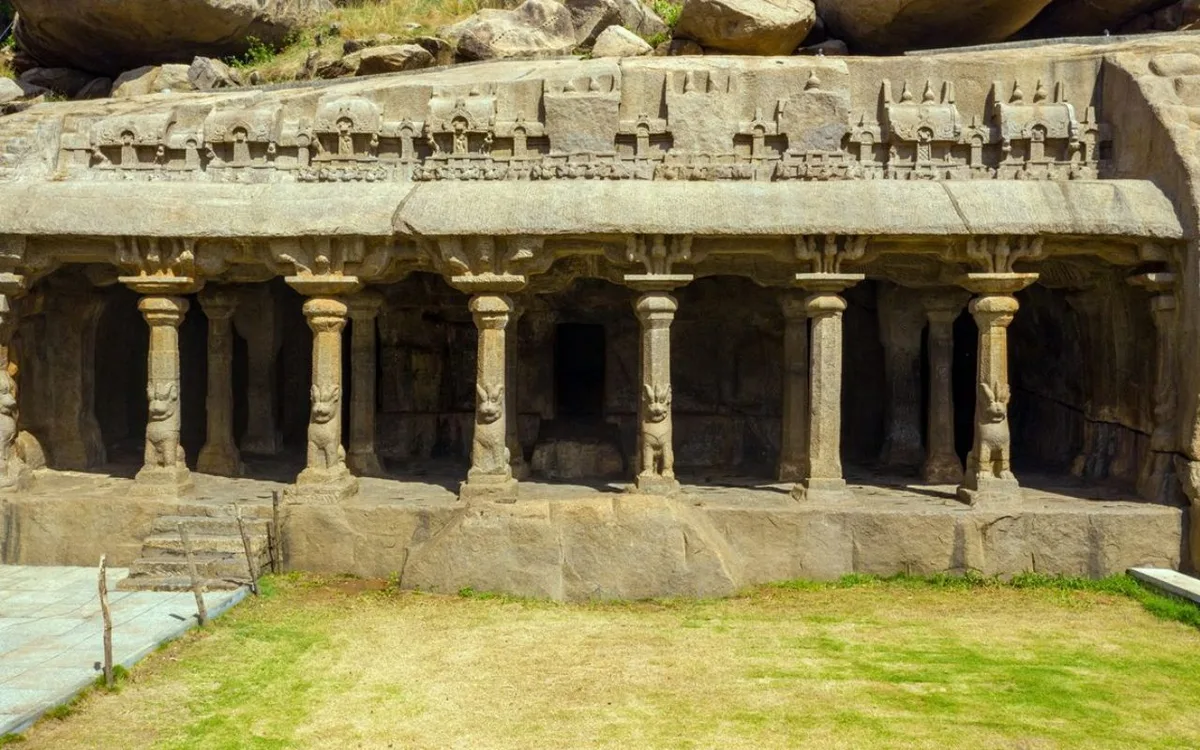Krishna Mandapam open-air rock carving